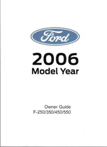 2006 Ford F250 F350 F450 F550 Owner's Glovebox Manual PM6C3J19A321EA - NEW - Picture 1 of 1