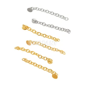 ETERFANT Dental Ortho Traction Lingual Button Chains Round Plated Silver/Gold - Picture 1 of 29