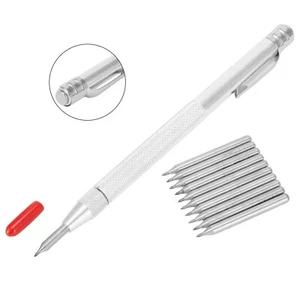 11PCS Tungsten Carbide Tip Scriber Engraving Pen Marking Tip for Glass Ceramic - Picture 1 of 38