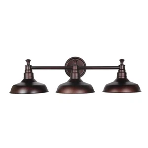 Kimball Vanity Light in Coffee Bronze, 3-Light - Picture 1 of 4