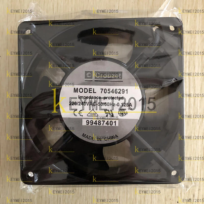 Crouzet 70546291 AC220V 50/60Hz 0.125A 12038 High-end equipment AC axial cooling - Image 1 of 1