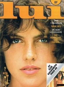 LUI #206 March 1981 Vintage FRANCE MAGAZINE cover CLIO GOLDSMITH - Picture 1 of 1