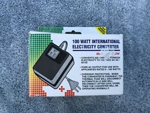 100 Watt International 240V - 120V Electricity Converter Model TF-200W - Picture 1 of 4