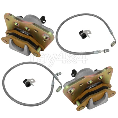 Front Brake Calipers & Hose Lines for Polaris Sportsman 500 6x6 HO 2001-2005 - Image 1 of 4