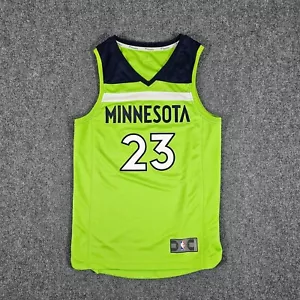 NBA Fanatics Timberwolves 2017 #23 Jimmy Butler Green Jersey Men's Size Small - Picture 1 of 6