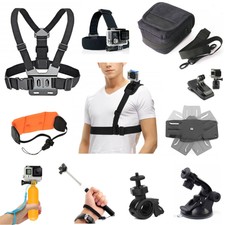 Bundle Accessories Chest Shoulder Strap Mount Case Handheld for Sport Action Cam