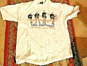 1996 Neil Diamond Tennessee Moon USA Tour Concert Prod T-Shirt Vintage XL NEW - Picture 1 of 4