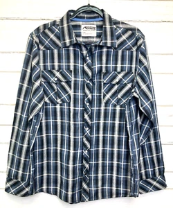 Large Mountain Khakis Relaxed Fit Multicolor Flannel Long Sleeve - Picture 1 of 8