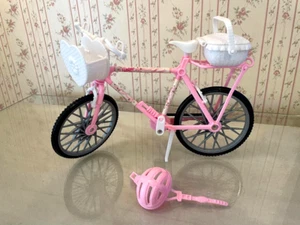 Barbie Country Ride Bicycle w/ Helmet, Front & Back Baskets 1996 - Picture 1 of 15