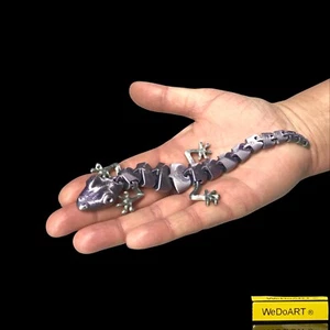 "Lagarto articulado impresión 3D 7" - ¡18 cm de largo! - Imagen 1 de 5