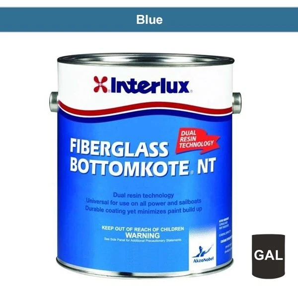 Interlux Fiberglass Blue Bottomkote NT - Gallon YBB-369G