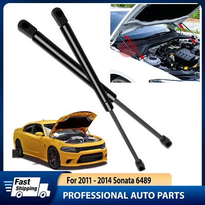 2x RH+LH Front Hood Lift Supports Shocks Strut Pair For 2011 to 2014 Sonata 6489 - Image 1 of 4