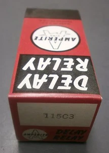 Amperite 115C3 Thermostat 3 Sek Zeitverzögerungsrelais SPST NC Oktalsockel 115V   - Bild 1 von 4