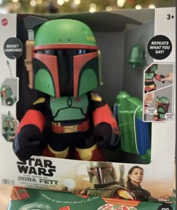 Exclusive Mattel The Book of Boba Fett Voice Cloner Feature Plush With Rocket - Picture 1 of 7