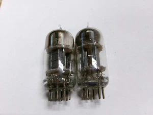 2 GE JG 5814 BLACK PLATE VACUUM TUBES - Picture 1 of 1