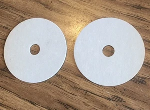 Fiber Mower Blade Washer 3/8" ID x 2-5/16 OD X 1/16" Thick (lot of 2) - Picture 1 of 5