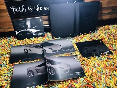 ⚠️ JUEGO MANUAL DEL PROPIETARIO LAMBORGHINI GALLARDO SPYDER 2010 LP560 560 LP560-4 + SERVICIO Foto 1 de 4