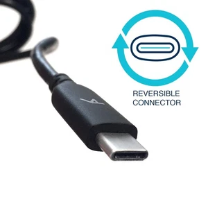 Tech Armor USB C to USB C 2.0 - Fast Charge/ Sync Cable, 60W, 3 Feet, Black - Picture 1 of 3
