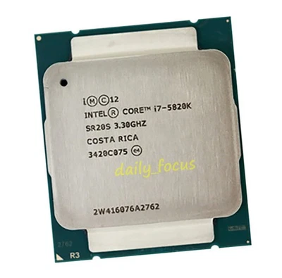 Intel Core i7-5820K 3.3 GHz LGA2011-3 6 Core SR20S CPU Processors 15 MB - Image 1 of 4