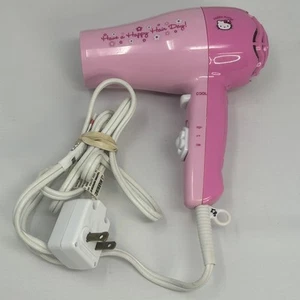 Secador de pelo Hello Kitty Sanrio 1875 vatios botón de disparo frío probado funciona - Imagen 1 de 5