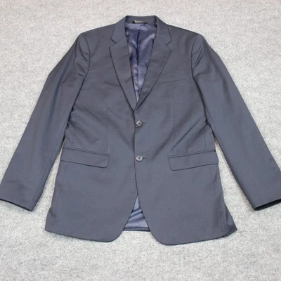 Banana Republic Suit Jacket Sport Coat Blazer 42L Blue Tailored Fit - Imagem 1 de 4