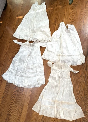 4 vestidos eduardianos antiguos para niños Foto 1 de 4
