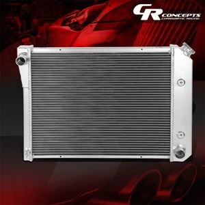 THREE ROW ALUMINUM RADIATOR FOR 71-88 CHEVY CAMARO/CARPRICE/CHEVELLE 400/262/305 - Picture 1 of 6