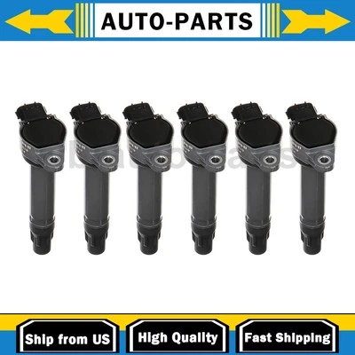 For Mitsubishi Outlander 3.0L 2007-2011 Delphi 6x Ignition Coil - Image 1 of 4