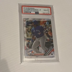 2019 Bowman Vladimir Guerrero Jr. Prospects Chrome PSA 10 #1 GEM MT - Bild 1 von 2