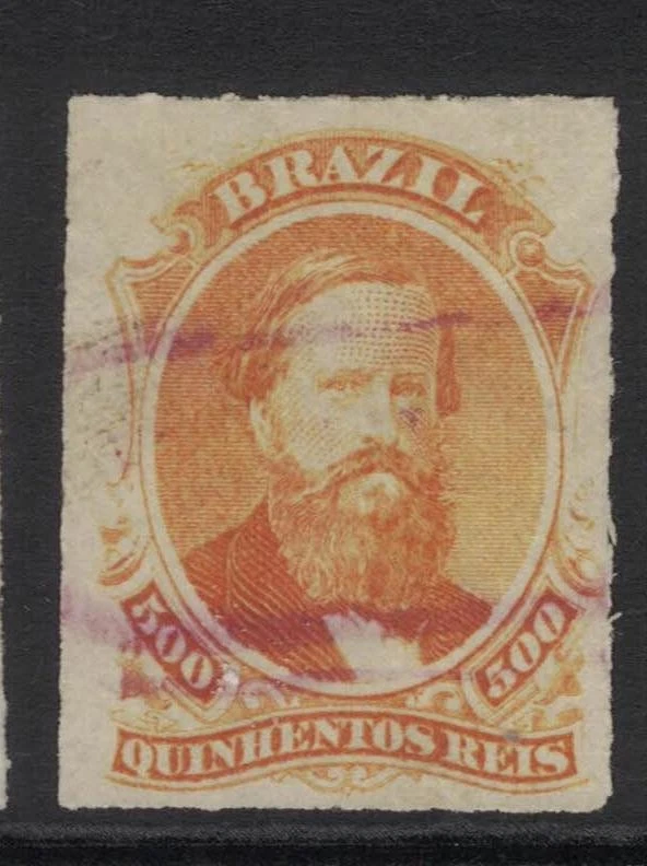 Brazil SC 67 Violet Cancel VFU (8fmx) - Image 1 of 1