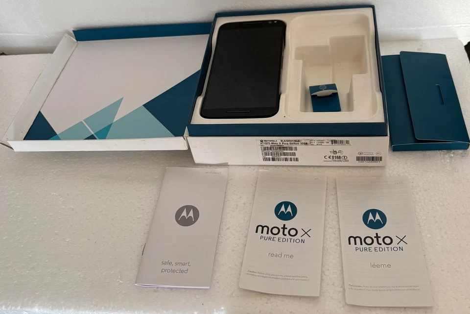 Moto X Pure Edition 32GB XT1575 Cell Phone BLK/GRAY/BLK - Image 1 of 4