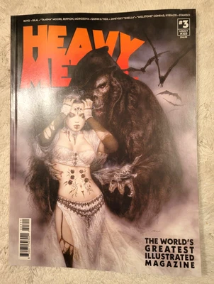 HEAVY METAL MAGAZINE #3 (LGY #323) - LUIS ROYO MAIN COVER A - 2025