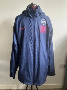 England Nike Player Issue Regenjacke Windbreaker Kapuze Herren Größe L - Bild 1 von 9