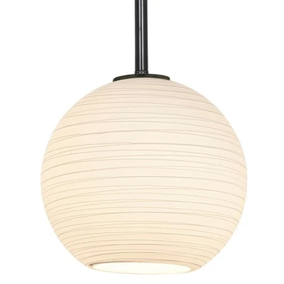 Access Lighting 28085-3R/WHTLN Japanese Lantern 8"W LED Mini - Bronze - Image 1 of 3