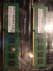 PNY 16GB (2X8GB) PC3-12800 DDR3-1600 DESKTOP RAM - Picture 1 of 4