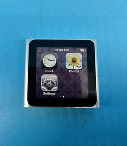 Apple IPOD NANO 6th Gen 8GB A1366, Silver - Tested - Picture 1 of 7