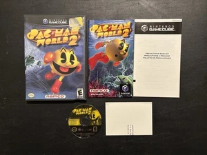 Pac Man World 2 Gamecube CIB Complete Black Label Nintendo 2001 Tested & Works! - Picture 1 of 19