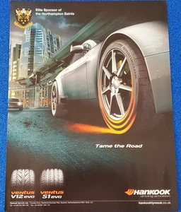 2011 HANKOOK TIRES VENTUS V12 AND S1 EVO RACING PROFILE TIRE ORIGINAL PRINT AD - Picture 1 of 1