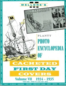 Mellone Planty Photo Encyclopedia First Day Covers 1934-35 Volume VII Bound 7 - Picture 1 of 2