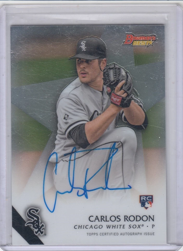 2015 Carlos Rodon Bowman's Best ROOKIE AUTO - CR New York Yankees White Sox RC - Imagem 1 de 1