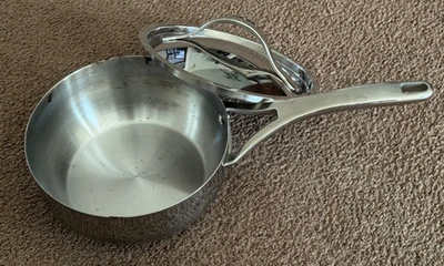 ANOLON Nouvelle Cobre 2.5 QT Platillo Con Tapa Inoxidable - Núcleo de Cobre 5 Capas Foto 1 de 4