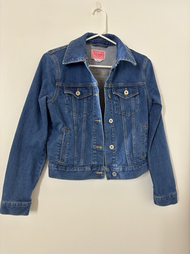 Giacca di jeans Kate Spade New York classica in denim con colletto taglia XS