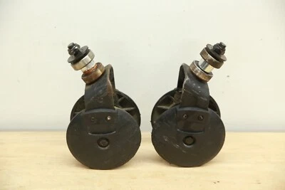 PAIR JAZZY 600 ES FORKS & Bearings for 6" Caster Wheels Tire Pride Power Chair - Image 1 of 4