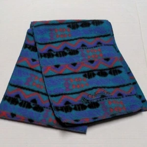 Columbia Vintage 90s Aztec Print Colorful Winter Scarf Unisex - Bild 1 von 3