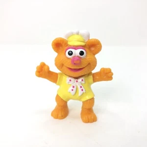 Vintage Muppet Babies Fozzie Bear Waka Waka Mini Figure Sesame Street HA! 1986 - Picture 1 of 12