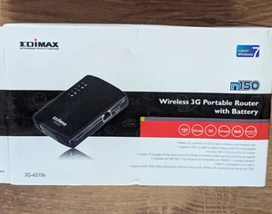 Edimax 3G-6210N Portable wireless router BOXED 150Mbps QoS rechargeable battery - Picture 1 of 5