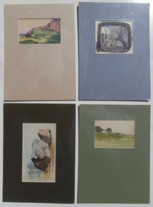THOMAS F BANCROFT Painting LOT Listed PAFA ARTIST Philadelphia PA Studied EAKINS - Picture 1 of 11
