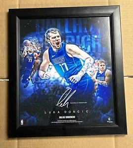 Luka Doncic Dallas Mavericks Framed 15x17 Stars of the Game Collage Facsimile 😭 - Picture 1 of 13