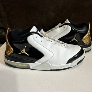 Nike Air Jordan size 11.5 Big Fund Premium White Metallic Gold - Picture 1 of 7