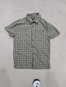 Eastern Mountain Sports Shirt Mens Small Plaid Short Sleeve Button Down EMS - Picture 1 of 4